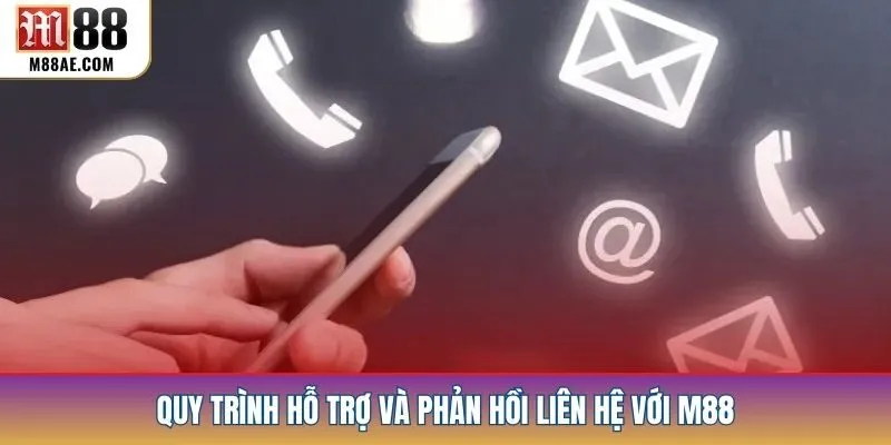 Quy trình hỗ trợ và phản hồi liên hệ với M88